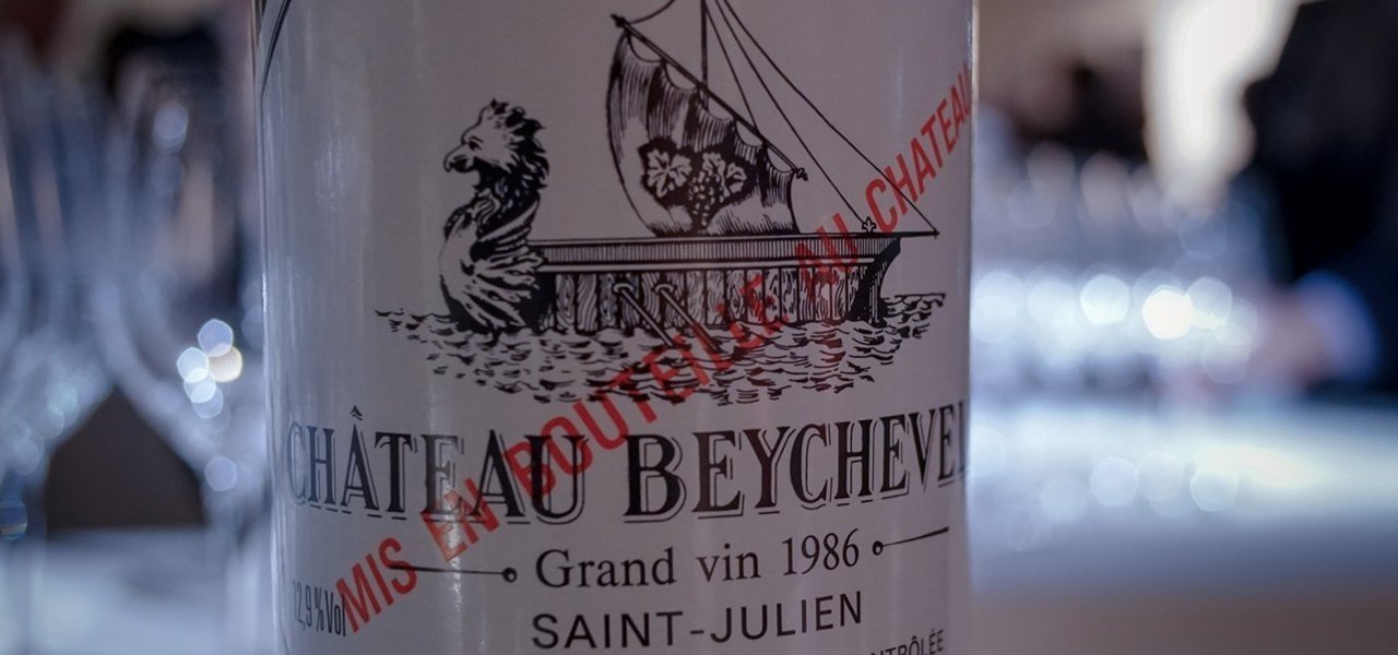 Wine bottle Beychevelle